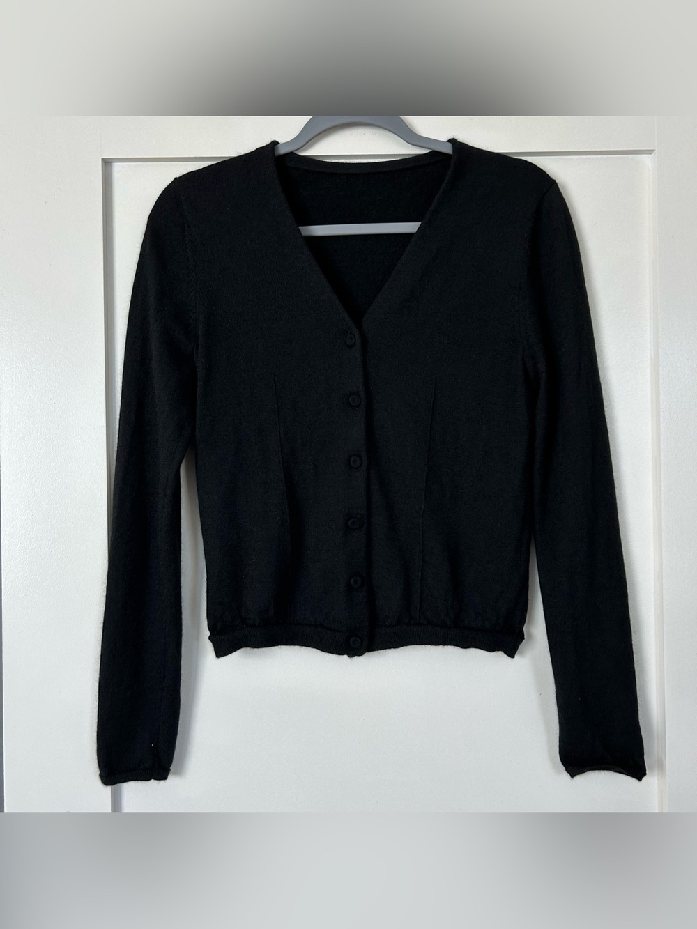 Giada Cashmere Silk Cardigan Black Size 38